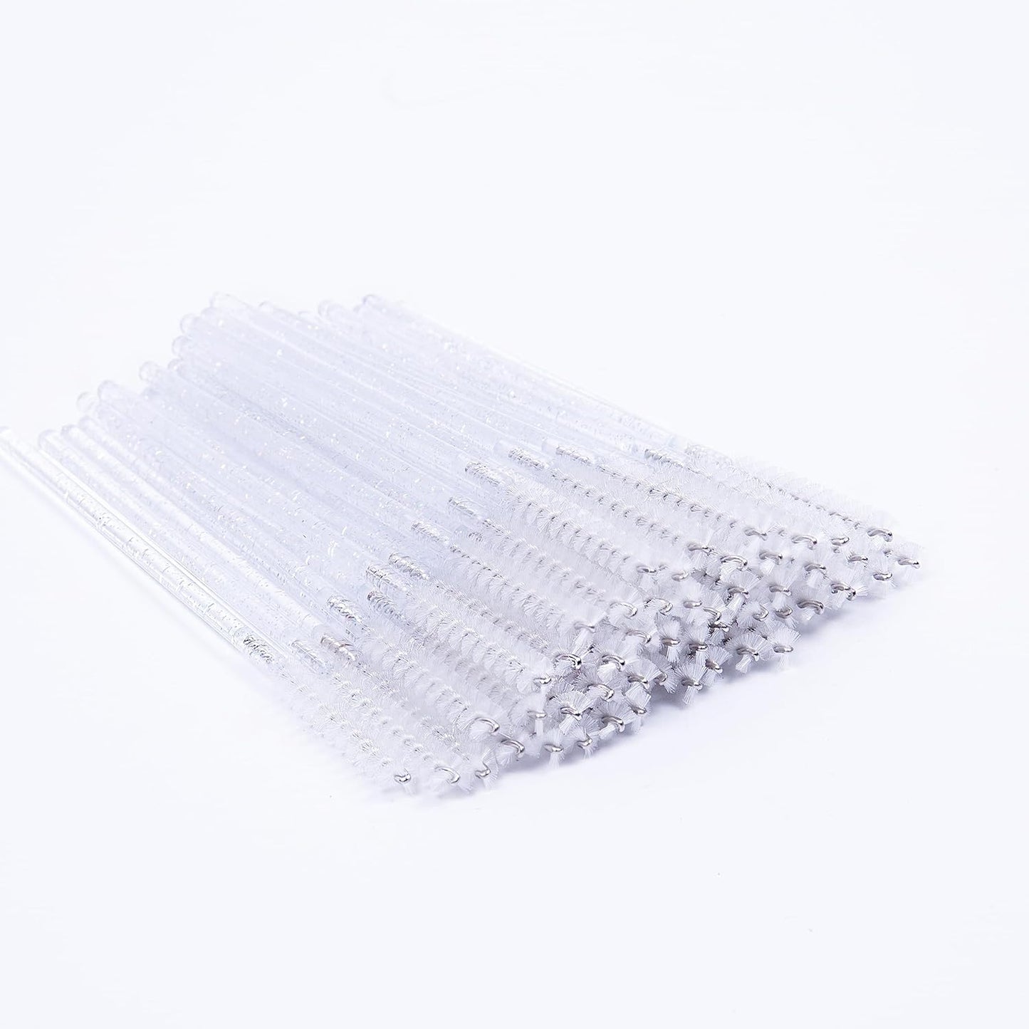 I-Lash 100 Pcs Crystal Eyelash Brushes | Disposable Mascara Wands & Lash Applicators ✨ | Crystal Blue