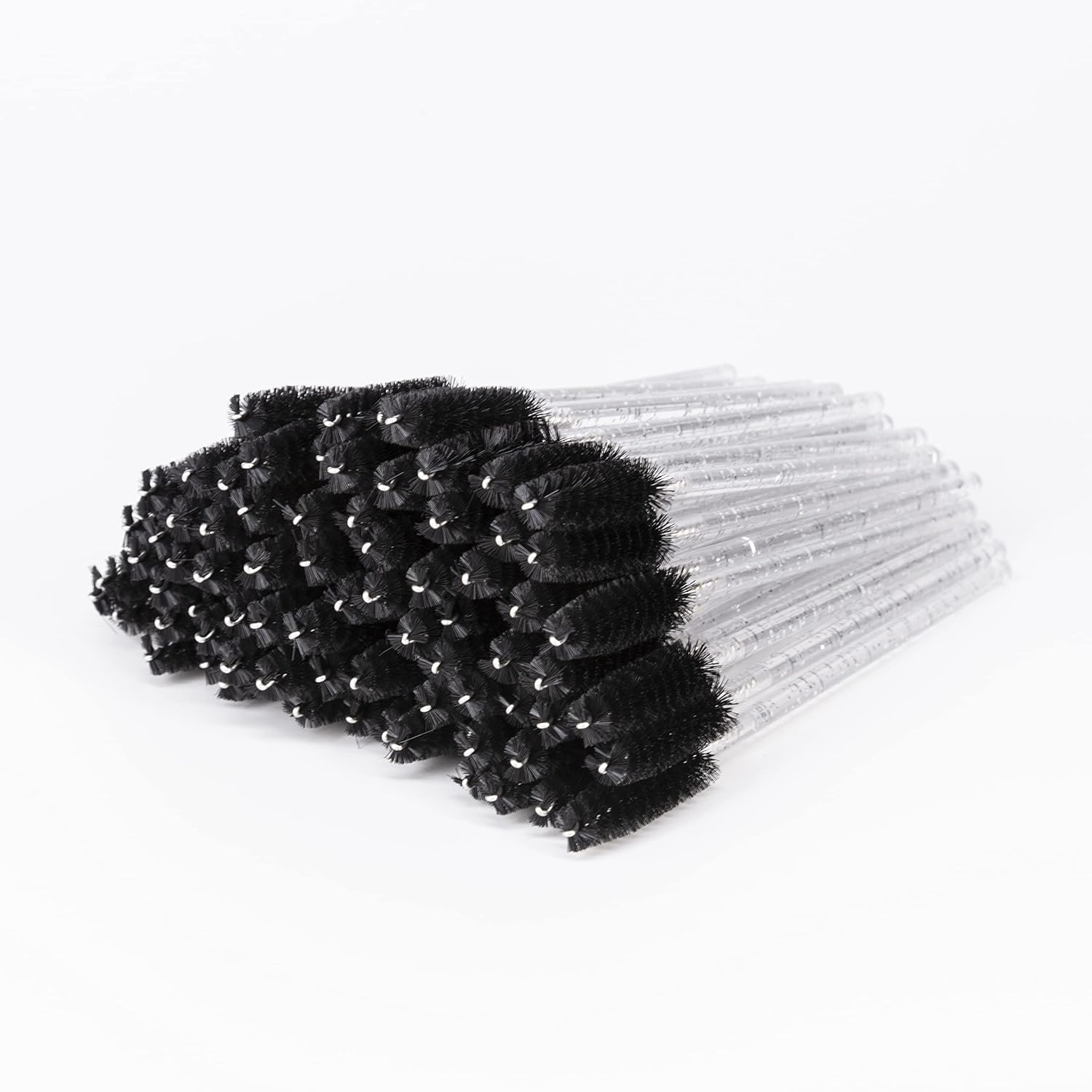 I-Lash 100 Pcs Crystal Eyelash Brushes | Disposable Mascara Wands & Lash Applicators ⨠| Crystal Blue