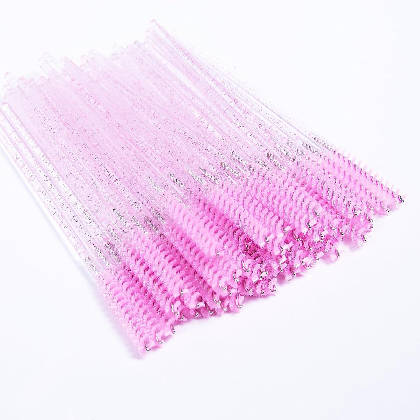 I-Lash 100 Pcs Crystal Eyelash Brushes | Disposable Mascara Wands & Lash Applicators ✨ | Crystal Blue