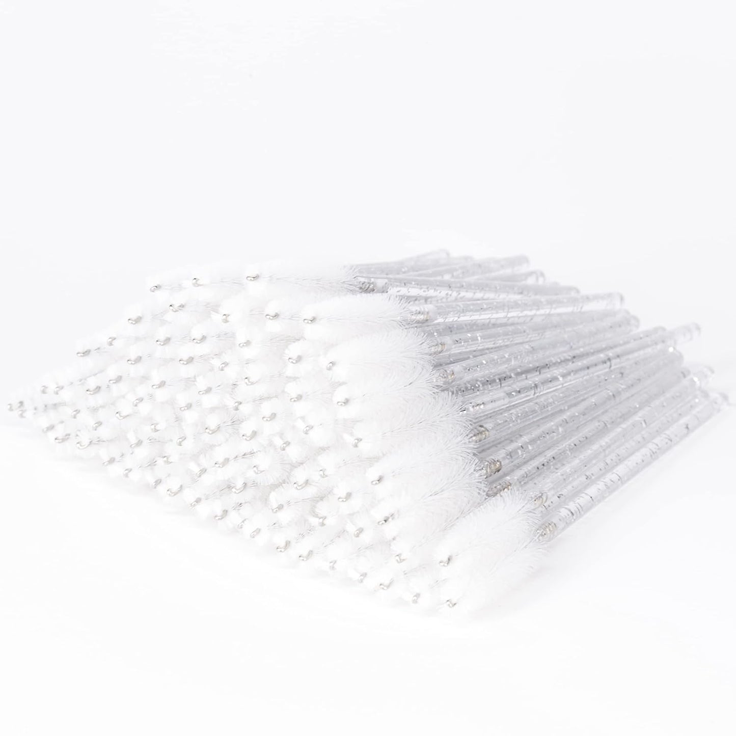 I-Lash 100 Pcs Crystal Eyelash Brushes | Disposable Mascara Wands & Lash Applicators ✨ | Crystal Blue 