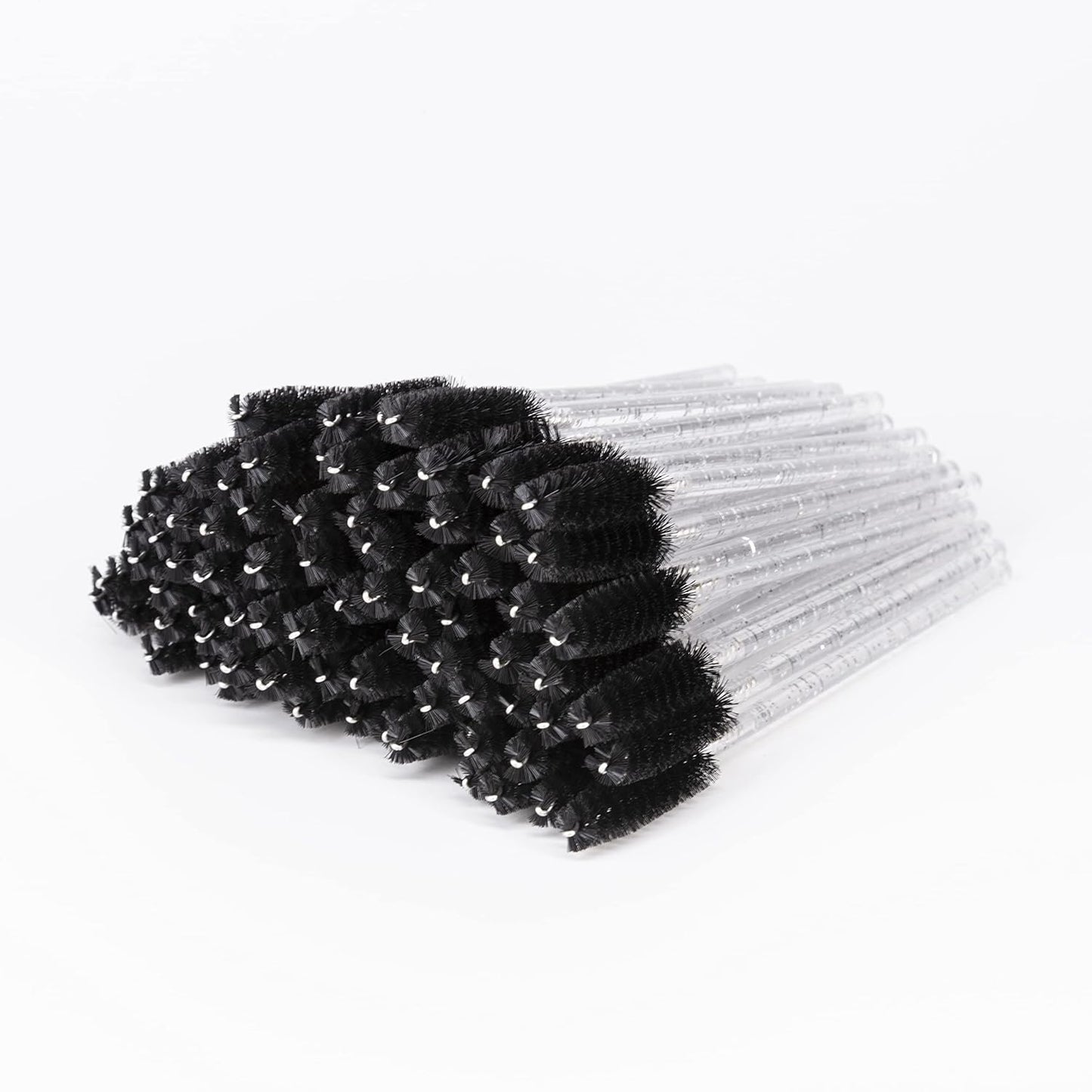 I-Lash 100 Pcs Crystal Eyelash Brushes | Disposable Mascara Wands & Lash Applicators ✨ | Crystal Blue 