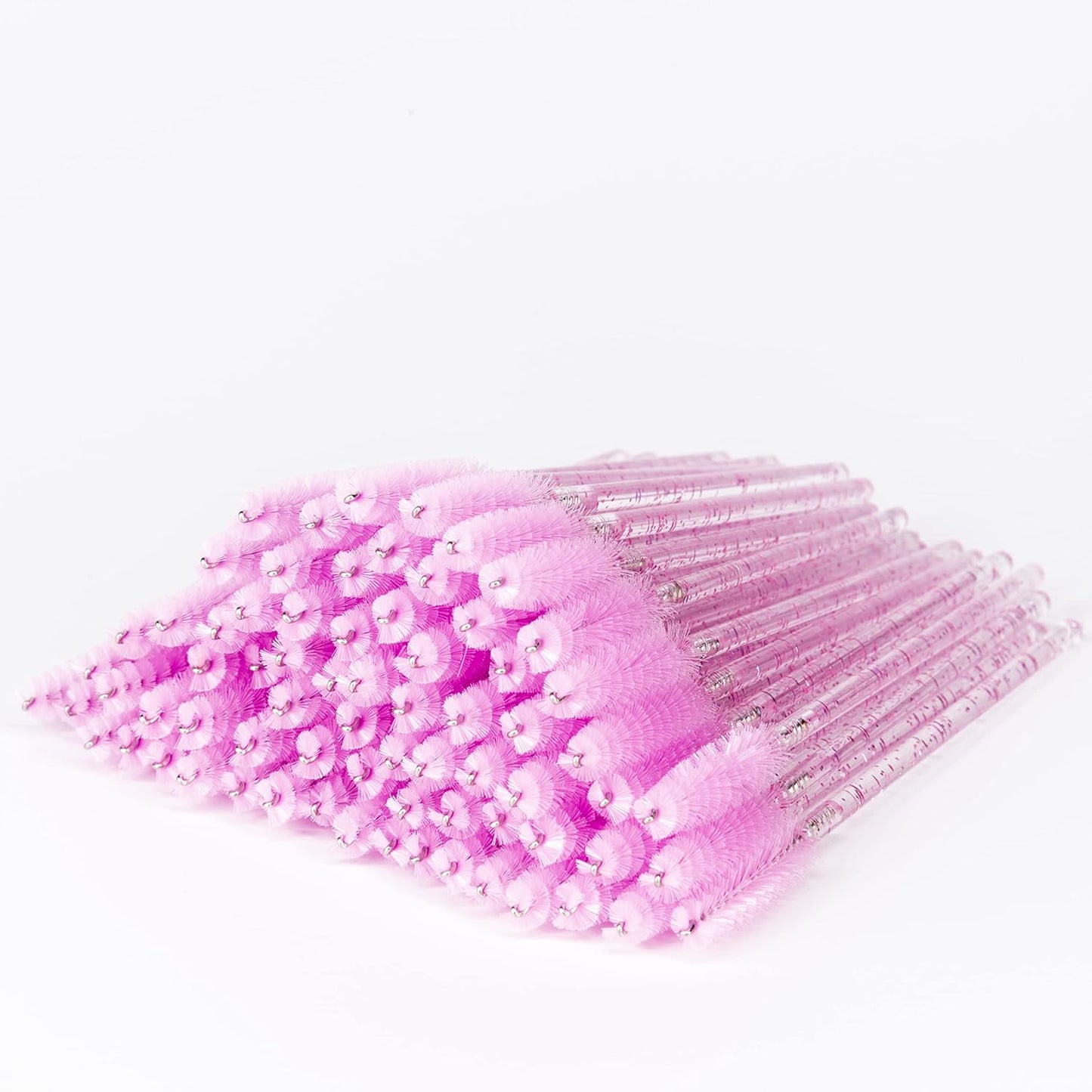 I-Lash 100 Pcs Crystal Eyelash Brushes | Disposable Mascara Wands & Lash Applicators ✨ | Crystal Blue 