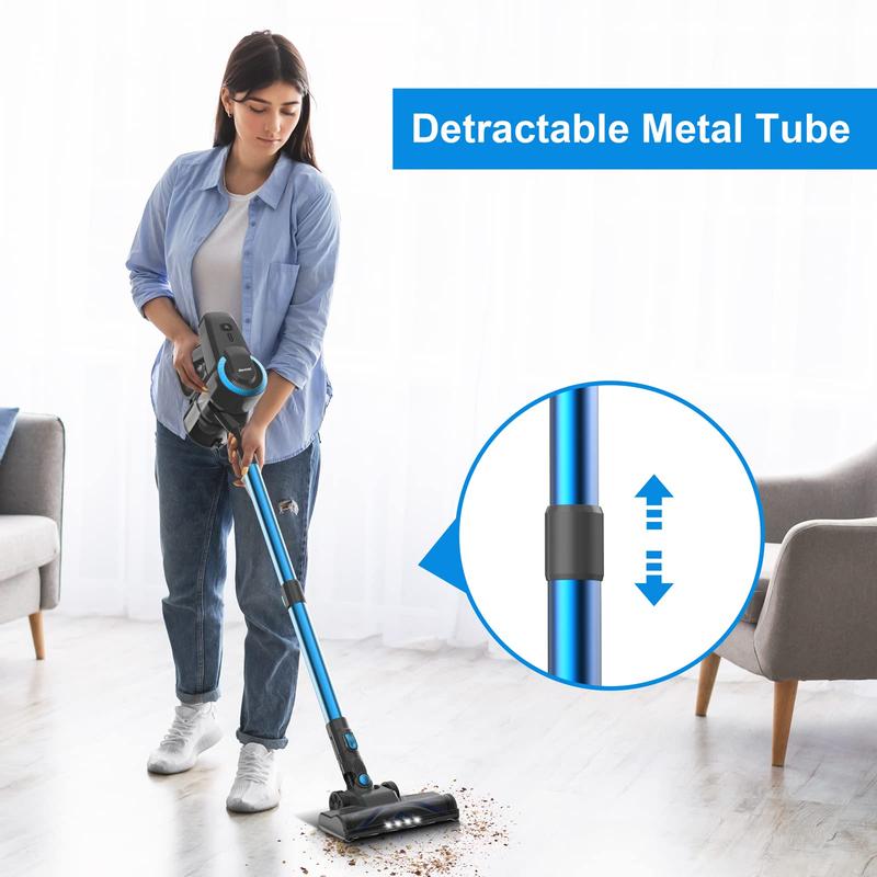 [Labordaysale] Devoac Cordless Vacuum Cleaner 🌀 | 8-in-1 Lightweight Stick Vacuum 🔋 | 40 Mins Runtime ⏱️ | Powerful Suction for Hardwood Floors, Carpets, Cars & Pet Hair 🐾