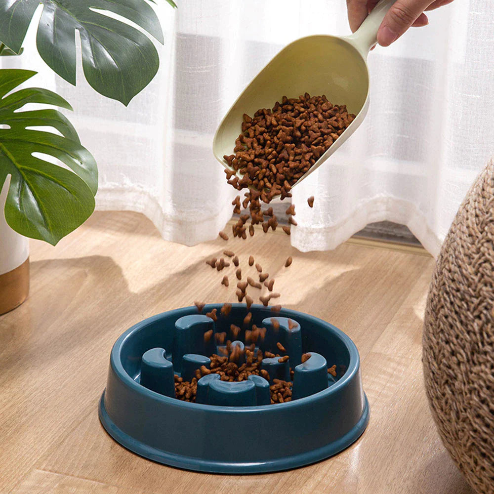 Pet Slow Food Bowl | Choke-Proof, Non-Slip Feeder 🍖 | Healthy Eating for Dogs & Cats 🐾