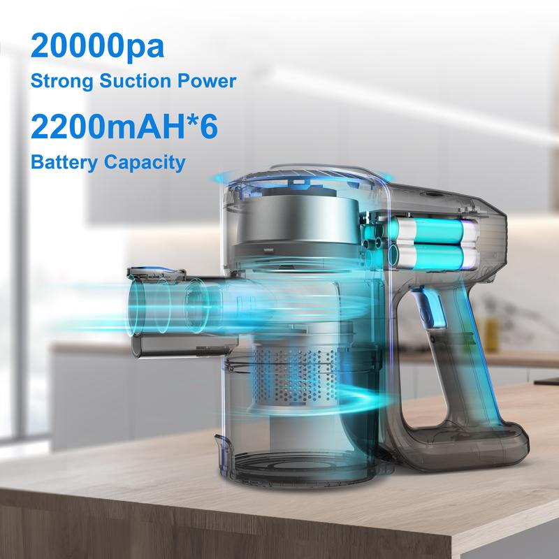 [Labordaysale] Devoac Cordless Vacuum Cleaner 🌀 | 8-in-1 Lightweight Stick Vacuum 🔋 | 40 Mins Runtime ⏱️ | Powerful Suction for Hardwood Floors, Carpets, Cars & Pet Hair 🐾